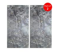 Ener-J Charcoal Toned Flexible Landscape Marble Sheet Size:1200 X 600 X 3 mm (Pack Of 2)