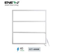 Ener-J Checks Borderline Design Led Ceiling Panel 60X60Cms 6000K (Pack Of 2)