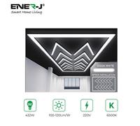 Ener-J Designer Led Ceiling Light 12 Arrow Border Frame 396W White 240V