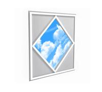 ENER-J Diamond Sky & Cloud LED Ceiling Panel 60x60cm 70W Cool White | Size: 60x60 cm ENER-J White 60x60 cm