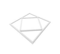 Ener-J Double Square Borderline Led Ceiling Panel 60X60Cms, 4000 Lumens