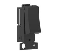 Ener-J Ener - J 1 Gang Wireless Kinetic Grid Type Switch Module Black 240V