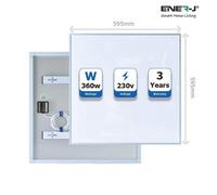 Ener-J Ener J Infrared Panel Heater 600X600 White 360W