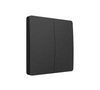 Ener-J Ener - J Smart Control 2 Gang Wireless Kinetic Light Switch Dimmable Battery Free Black 240V