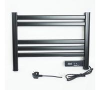 Ener-J Ener J Towel Rail Heater Black Infrared Ladder Ip24
