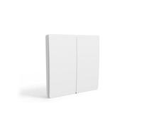 Ener-J Ener - J Wireless Kinetic 2 Gang Self Powered Wall Switch Ip67 Waterproof White 433Mhz