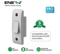 Ener-J Ener - J Wireless Kinetic Architrave Switch Battery Free 1 Gang White Pro Series