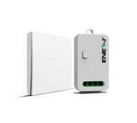 Ener-J Enerj Ws1062X Eco Range 1 Gang Kinetic Switch With 500W Non Dimmable Wi-Fi/rf Receiver