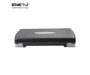 Ener-J Enerjsmart Aerobic Stepper Adjustable Fitness Step Platform 115Kg
