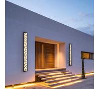 Ener-J Geometrical Acyralic Wall Lights With Remote, Size L600Xw110, 30W With Cct & Dimming