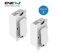 ENER-J HAGER KINETIC GRID SWITCHPack of 2 Units in White ENER-J White