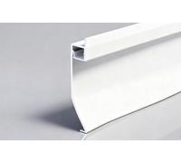 Ener-J Heavy Duty Aluminium Skirting Profile Curved 60mm 2M Pack Of 4