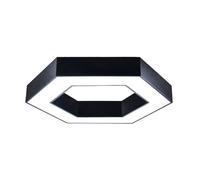 ENER-J HexaGlow Hollow Hexagon LED Light 50W CCT in Black ENER-J Black