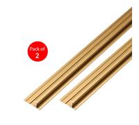 Ener-J I-Bar Aluminium Trims For 8mm Charcoal Boards, Gold Size: 3000 mm (Pack Of 2)