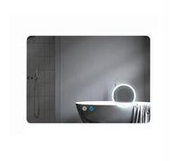 Ener-J Led Bathroom Mirror 800X600mm With 3X Magnifier Dimmable 3 Colour Backlit Lighting, Anti-Fog Demister, Touch Sensor