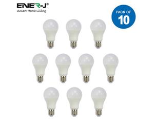 Ener-J Led Bulb 10W Gls A60 Led Thermoplastic Lamp E27 6000K 10Pcs Pack