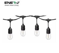 Ener-J Led Festoon String Lights Ip65 Waterproof 30M 30 Bulbs Warm White Outdoor Garden Lighting