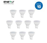 Ener-J Led Lamp 5W Gu10 Plastic Body Smd Led 400Lm 4000K 10Pcs Pack