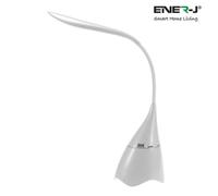 ENER-J LED Table Lamp with Bluetooth Speaker - White | Size: 25 cm diameter x 19 cm high ENER-J White 25 cm diameter x 19 cm high