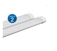 ENER-J LED Triproof Batten IP65 18W 60cms 6000K (pack of 2 units) in White ENER-J White