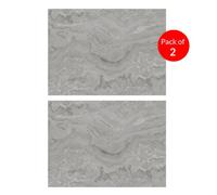 Ener-J Luxurious High-Gloss Spc Wall Panel In Marble Gray Design Size:1220 X 2440 X 4 mm (Pack Of 2)