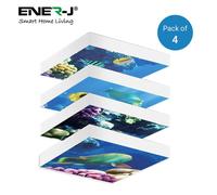 ENER-J Marine LED 2D version 60x60cms 40W with 4 x Foldable Screwless in White | Size: 60x60 cm ENER-J White 60x60 cm