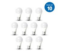 ENER-J Pack of 10 units, 20W GLS LED Light Bulbs B22 BC Bayonet Bright 20W=150W A80 Globe 270 Beam Lamp White 150W Incandescent Replacement