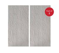 Ener-J Pack Of 2 Britwall Soft & Flexible White Pu Brick Wall Panel 1200 X 600 mm