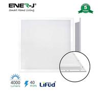 ENER-J Pack of 3 595x595 Backlit Panels 2pcs Pack Lifud Driver 4000 lumens TP in White ENER-J White