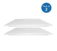ENER-J Pack of 3 595x595 LED Backlit with UGR19 100 Lm W No Flicker CE driver in White ENER-J White