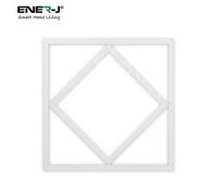 Ener-J Pack Of 6, Double Square Borderline Led Panel, 60X60 40W 4000 Lumens, 3 Years Warranty, 4000K