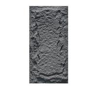 ENER-J PU Wall Panel Lightweight Black Slate Rock Style 1200x600mm Pack of 2 ENER-J Black