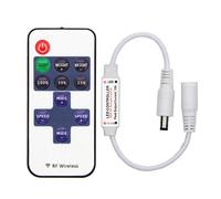 Ener-J Rf Mini Dimming Controller With 11 Key Remote For Single Colour 12V/24V Led Strip Lights