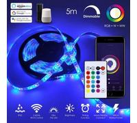 Ener-J Sha5213X Smart Wifi Rgb And Cct Changing & Dimmable Ip65 Led Strip Kit