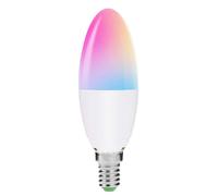 Ener-J Smart Wi-Fi E14 LED Candle Bulb 4.5W, RGB+W+WW, Dimmable
