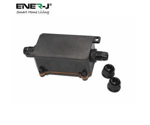 Ener-J Sha5305 High Quality Smart Wifi Weatherproof Outdoor Relay Switch Black