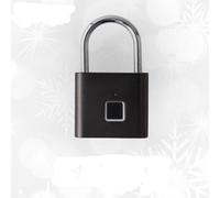 Ener-J Smart Fingerprint Padlock Waterproof Padlocks & Luggage Lock, Smart Bio-Metric, Lock