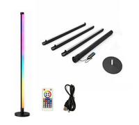 Ener-J Smart Rgbic Floor Light 1.6M Led Corner Lamp App Control Remote Music Sync