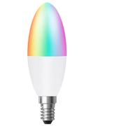 ENER-J Smart Wi-Fi E14 LED Candle Bulb 5W, RGB+W+WW, Dimmable in White ENER-J White