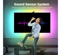 Ener-J Smart Wi Fi Led Tv Backlights With Camera 3.8M Dreamview Rgbic Strip Light App & Voice Control