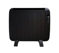 Ener-J Smart Wifi Electric Radiator Heater 1200W Black Aluminium Lcd Control