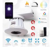 Ener-J Smart Wifi Fire Rated Downlight, 8W, Cct Changeable & Dimmin
