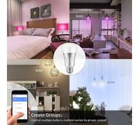 ENER-J Smart WiFi GLS RGBW 7W LED Bulb E27 Base Timer Function LED Colour in White ENER-J White