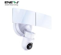 Ener-J Smart Wifi Outdoor Security Kit 1080P Hd Floodlight Camera Black 240V