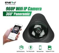 Ener-J Smart Wifi Vr 360 Ip Camera Panoramic View Home & Office Security Ir Night Vision, Own Wifi Hotspot And Motion Detection