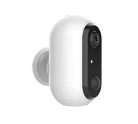 Ener-J Smart Wireless Ip Camera 1080P Rechargeable Battery White