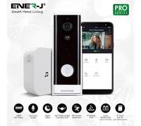 Ener-J Smart Wireless Video Doorbell Wifi 1080P Pir Motion Detection Ip65