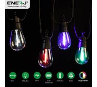Ener-J Solar Rgb Ww String Lights 10M 10 Lamps Ip44