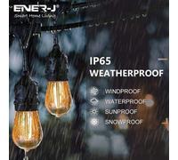 Ener-J Spare Led Filament Bulbs For T471 String Light Kit 1W S14 Clear Pack Of 5