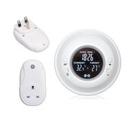 ENER-J Thermostat RF Plug Digital Temperature Controller for Infrared in White | Size: 10000mm x 520mm ENER-J White 10000mm x 520mm